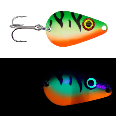 Moonshine Lures Glow Tangerine Tiger Casting 3/4oz