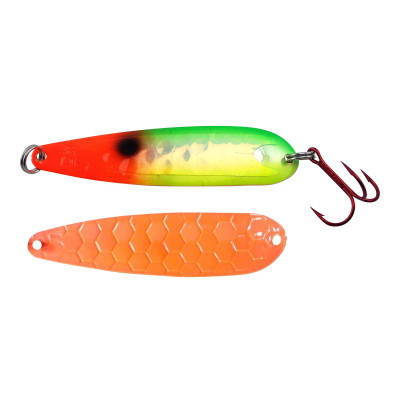 DreamWeaver Fishing Lures 3 3/4 Trolling Spoon DW1379 Orange Tranny