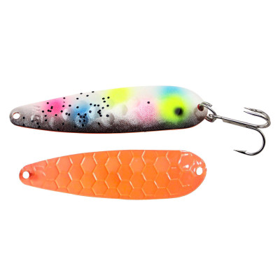 Dreamweaver DW Spoon | Exclusive Color - Lucky Charms UV-Orange Back; 3 3/4 in. | FishUSA