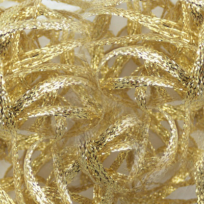 Hareline Dubbin Flat Diamond Braid Gold