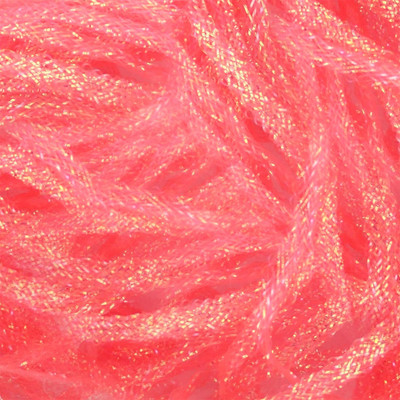 Hareline Dubbin Flat Diamond Braid Shrimp Pink