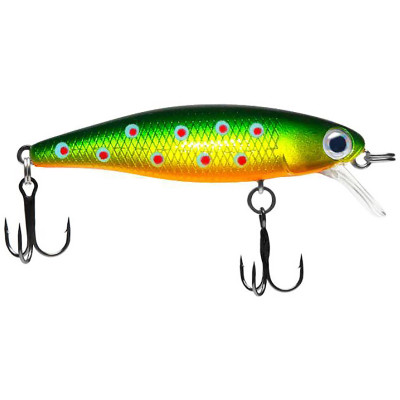 Buy Dynamic Lures Trout Fishing Lure, Multiple BB Chamber Inside, (2) -  Size 10 Treble Hooks, for Fishing Bass, Trout, Walleye, Carp, Count 1