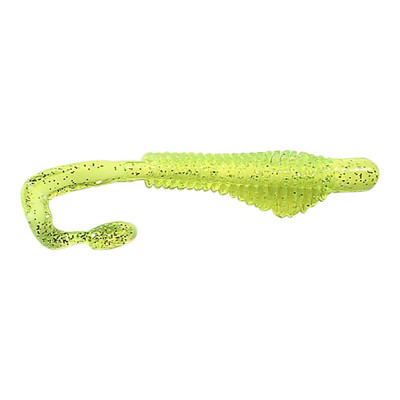 B Fish N Tackle AuthentX Moxi Ringie Chartreuse-Silver Flake-White Core