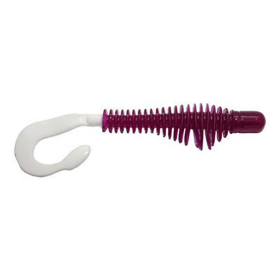 B Fish N Tackle AuthentX Moxi Ringie Purple-White Tail