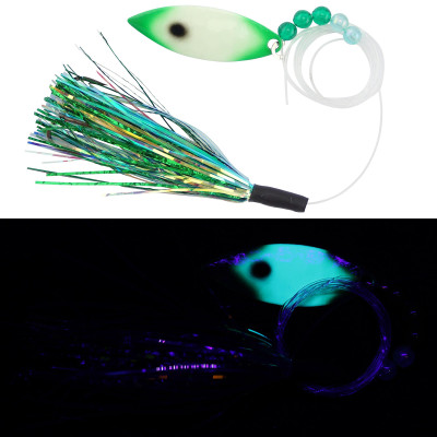Moonshine Lures Trolling Fly Green Jeans