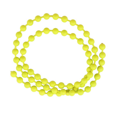 Hareline Dubbin Fluorescent Bead Chain Chartreuse