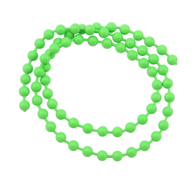 Hareline Dubbin Fluorescent Bead Chain Green