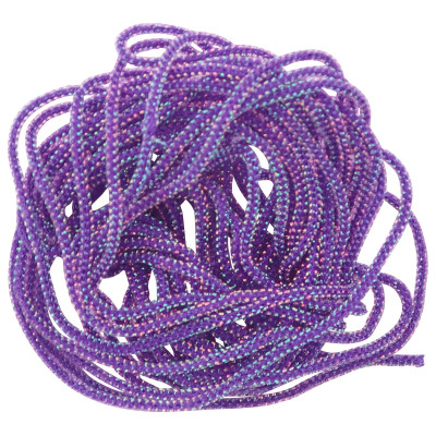 Hareline Dubbin Micro Pearl Core Braid Purple