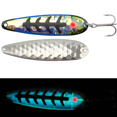 Moonshine Lures RV Series Trolling Spoon Blue Hulk