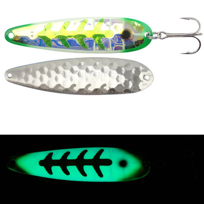 Moonshine Lures Trolling Spoon Green Jeans