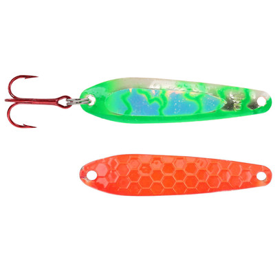 Dreamweaver WD Spoon Exclusive Color - Super Pearl UV Green Lightning-Orange Back