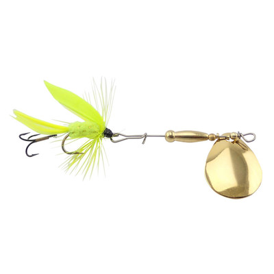 2 Joe's Flies Super Striker Spinner Baits 1/4 Oz Glo Tiger Silver Blade  B-4303 