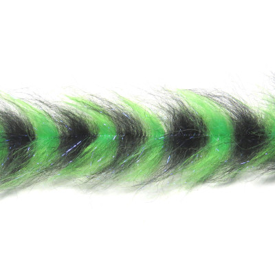 Polar Fiber Streamer Brush Chartreuse-Black