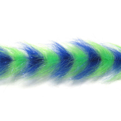 Polar Fiber Streamer Brush Royal Blue-Chartreuse