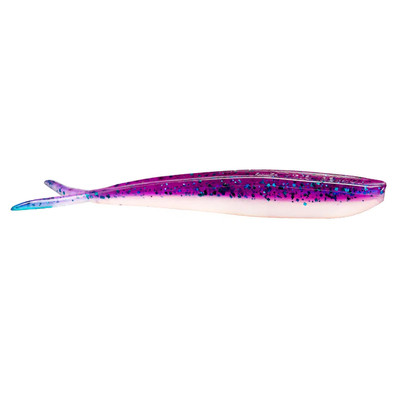 Lunker City Fin-S-Fish Purple Majesty; 4 in.