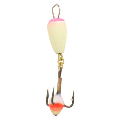 Clam Dropper Spoon White-Pink Glow