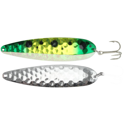 Silver Streak Magnum Spoon Metallic Green Frog-Glow Tape