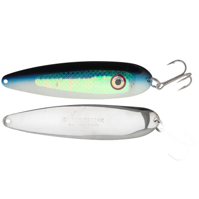 Silver Streak Magnum Spoon Blue Alewife; 4 3/4 in.