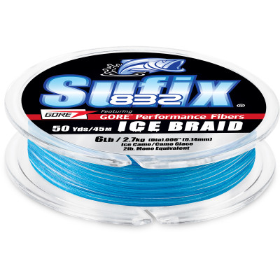 Sufix 832 Ice Braid 4 lb Ice Camo