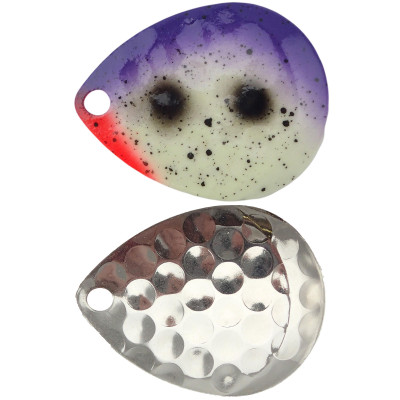 Moonshine Lures Harness Spinner Blades Purple Goby