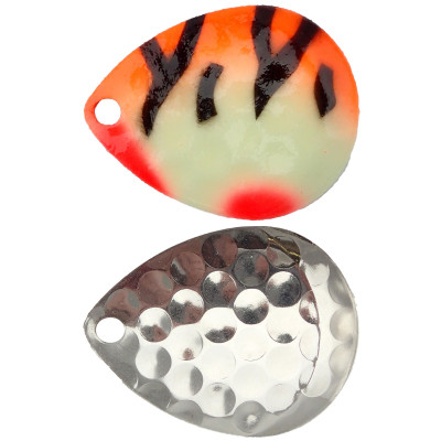 Moonshine Lures Harness Spinner Blades Tangerine Tiger