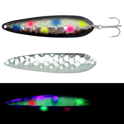  Moonshine Lures Half Moon Gold Series Spoon Hulk 4'' : Sports  & Outdoors