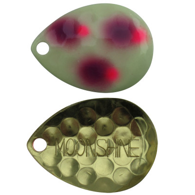 Moonshine Lures Harness Spinner Blades Purplez-it - Brass