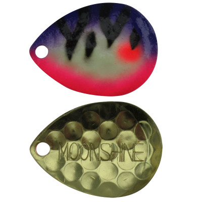 Moonshine Lures Harness Spinner Blades Thumper - Brass