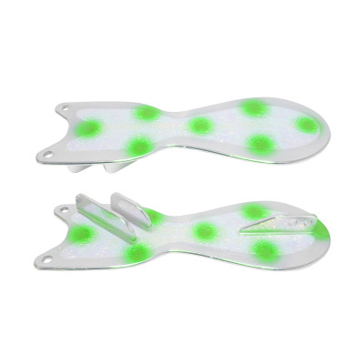 Dreamweaver Spin Doctor Flasher Chrome-Green Dots