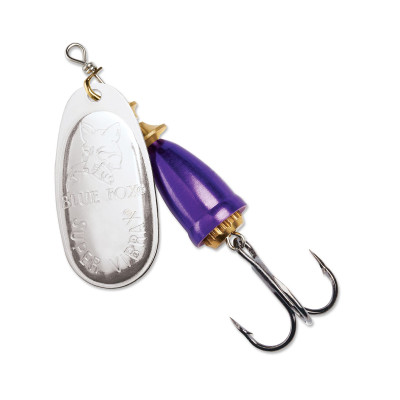 Blue Fox Classic Vibrax Spinner Silver-Purple