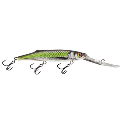 Salmo Freediver Crankbait - 2023 Closeout Silver Chartreuse Shad