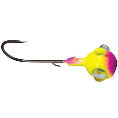 Kalin's Rattlin' Google Eye Jigs Purple-Chartreuse