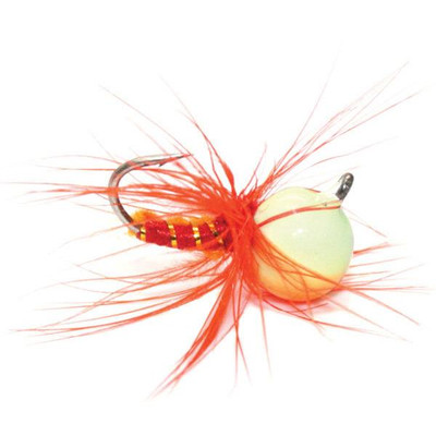 Custom Jigs & Spins JAJE Tungsten Bug Orange-Glow