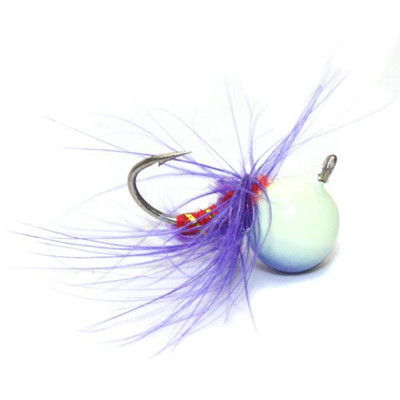 Custom Jigs & Spins JAJE Tungsten Bug Purple-Glow