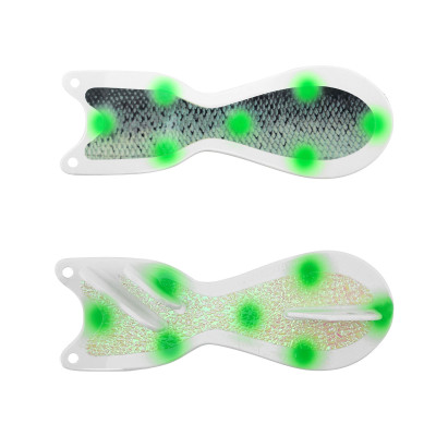 Dreamweaver Spin Doctor Flasher Exclusive Color - Salmon Skin White-Green Dots