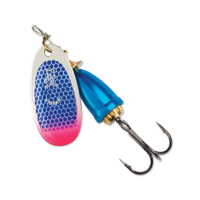 Blue Fox Classic Vibrax Spinner Blue Scale Pink Tip UV