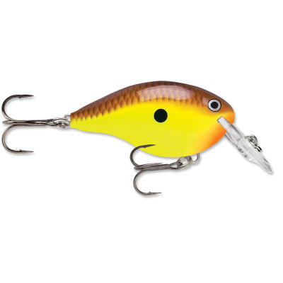 Rapala DT Dives-To Crankbait Chartreuse Brown