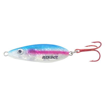 Northland Buck-Shot Rattle Spoon Super-Glo Rainbow