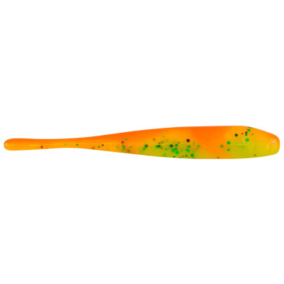 Berkley PowerBait Pro Twitchtail Minnows Chartreuse Black Fleck-Orange