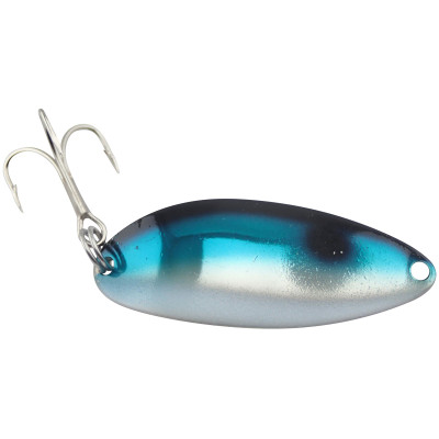 ACME Tackle Custom Painted Little Cleo Spoon Glow Blue Anchovy