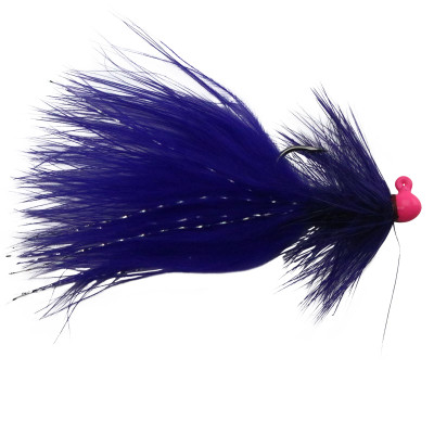 VooDoo Custom Tackle Woolly Bugger Jig Hot Pink-Purple