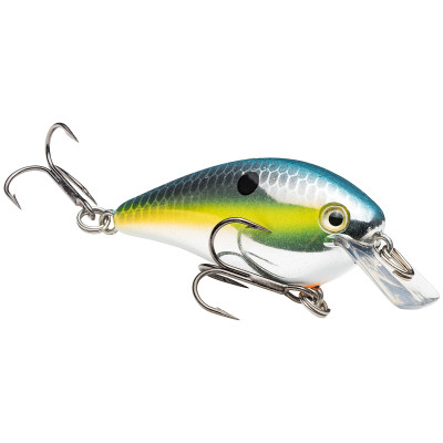 罢工王KVD广场比尔Crankbait Chrome性感鲱鱼