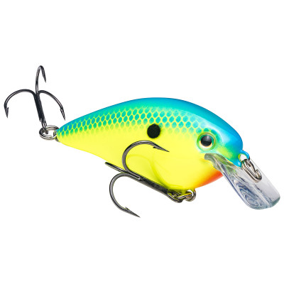 Strike King KVD Square Bill Crankbait Powder Blue Back Chartreuse