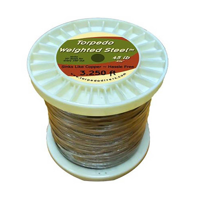 Torpedo Weighted Steel Trolling Wire Line