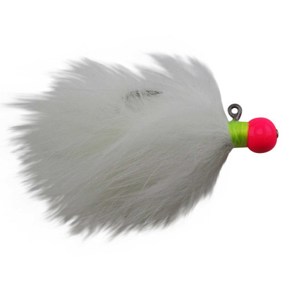 VooDoo Custom Tackle Candy Bead Jig Hot Pink-White