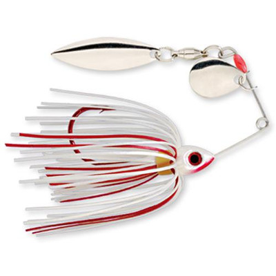 Strike King Bleeding Bait Mini-King Spinnerbait White