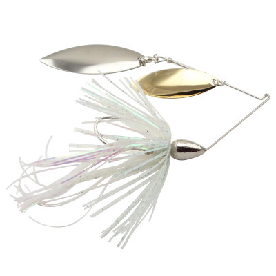 War Eagle Double Willow Spinnerbait Shiny Shad
