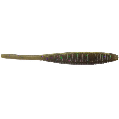 Yamamoto Shad Shape Worm | Exclusive Color - Becker's Magic Juice; 3.75 in. | FishUSA