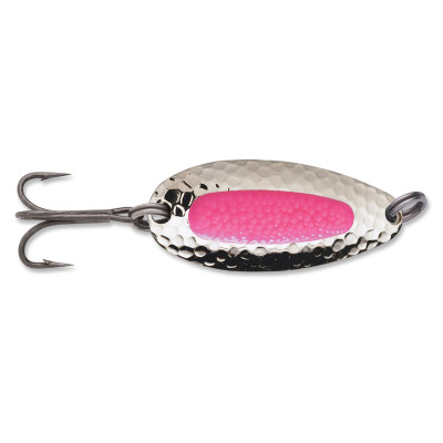 Blue Fox Pixee Spoon Nickel-Fluorescent Red