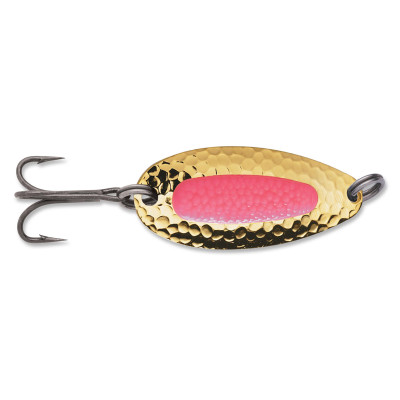 Blue Fox Pixee Spoon Gold-Fluorescent Red